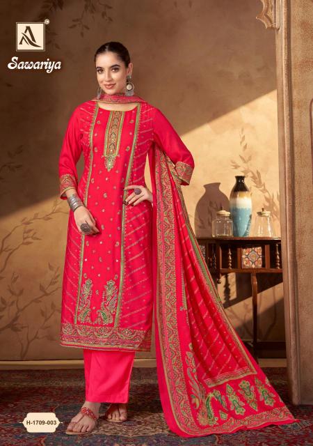 Alok Sawariya wholesale dress material suppliers in surat