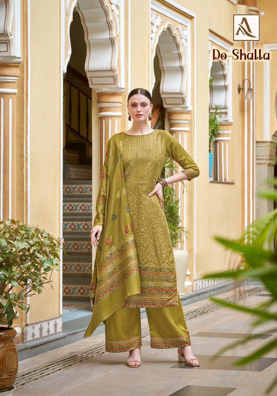 Alok Suit Do Shalla dress material new design