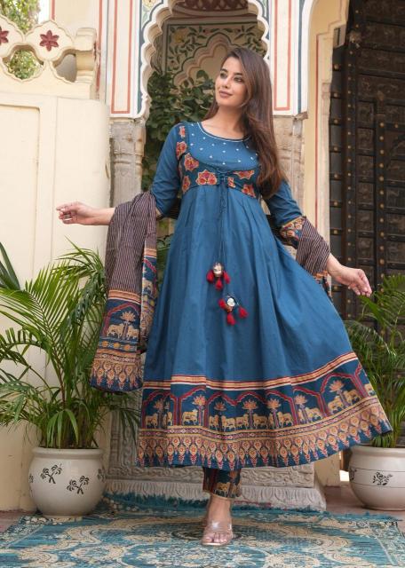 Anarkali Gown With Pant And Dupatta Vol  6 Wholesaler in surat