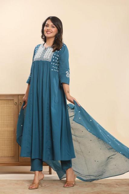 Anarkali Gown With Pant And Dupatta Vol 9 Wholesaler in surat