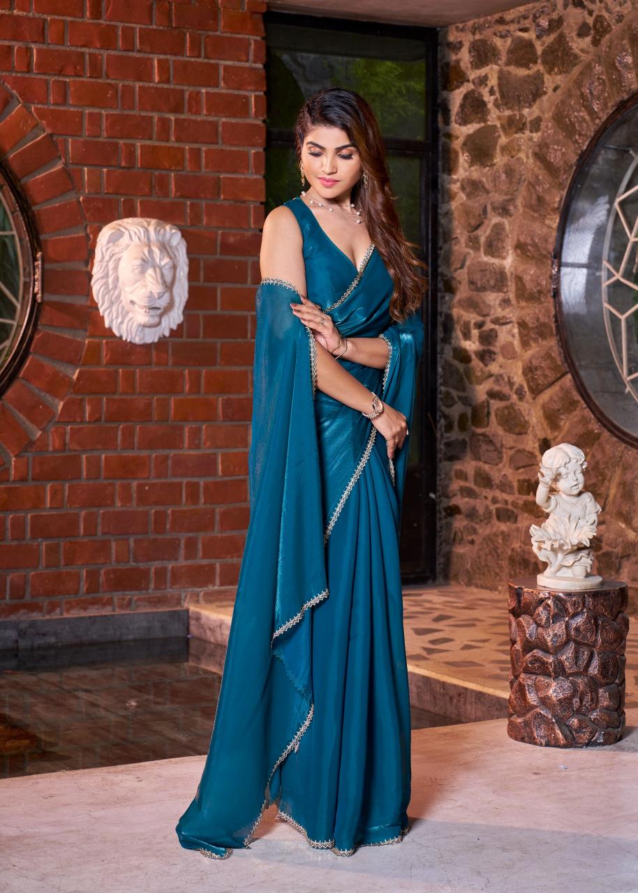 Art Riddhs 884A Satin Jimmy silk saree at wholesale price