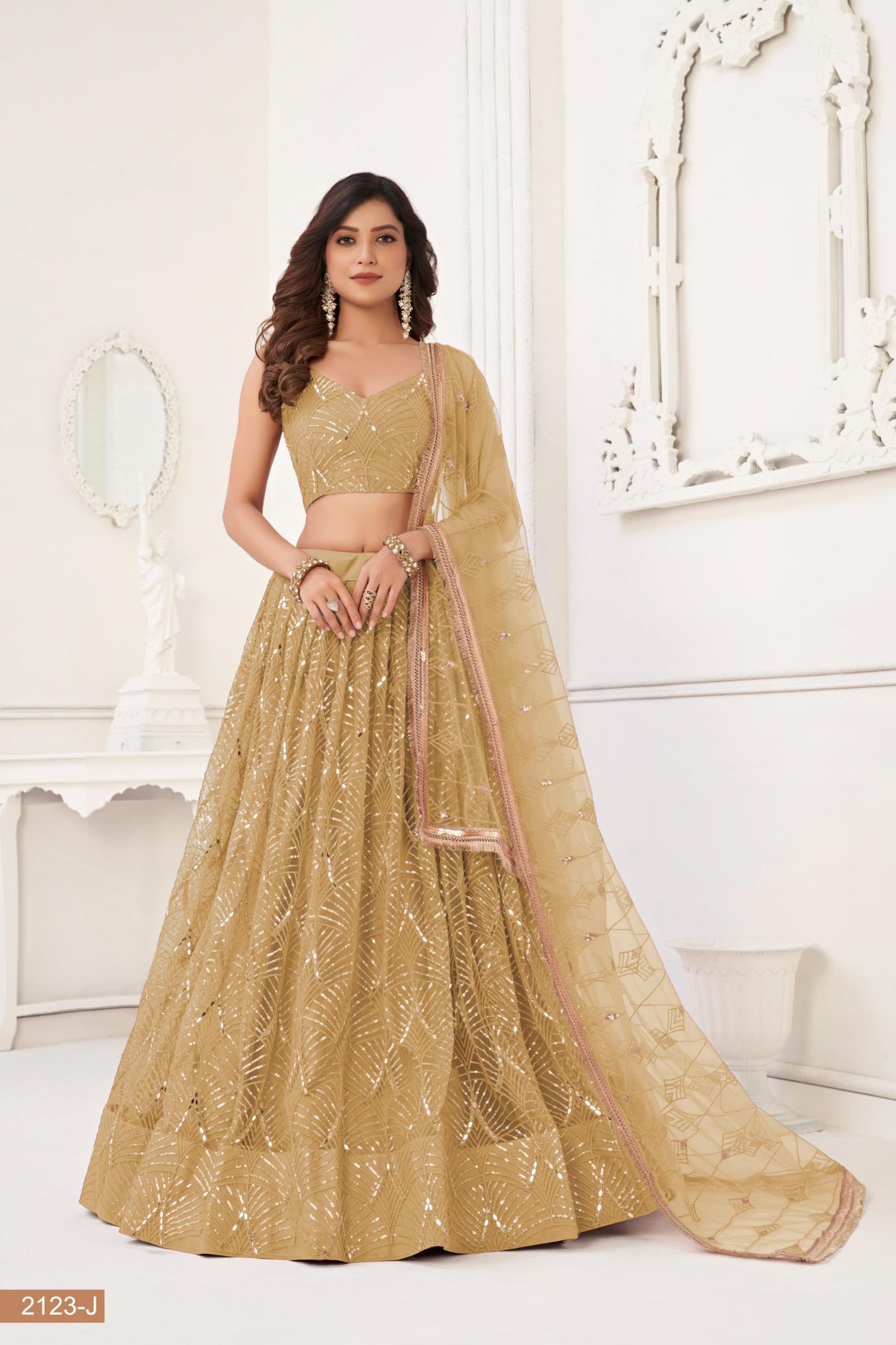 Art Riddhs butterfly net wholesale lehenga market in surat