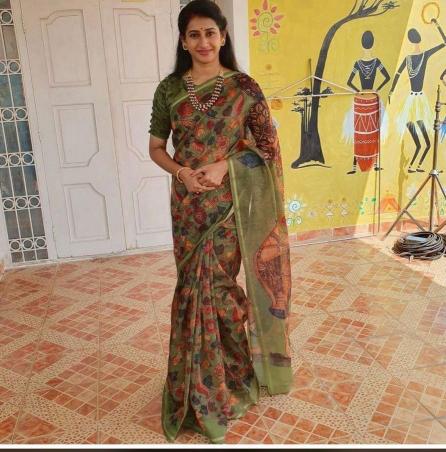 Art Riddhs Linen Digital Printed Saree wholesale