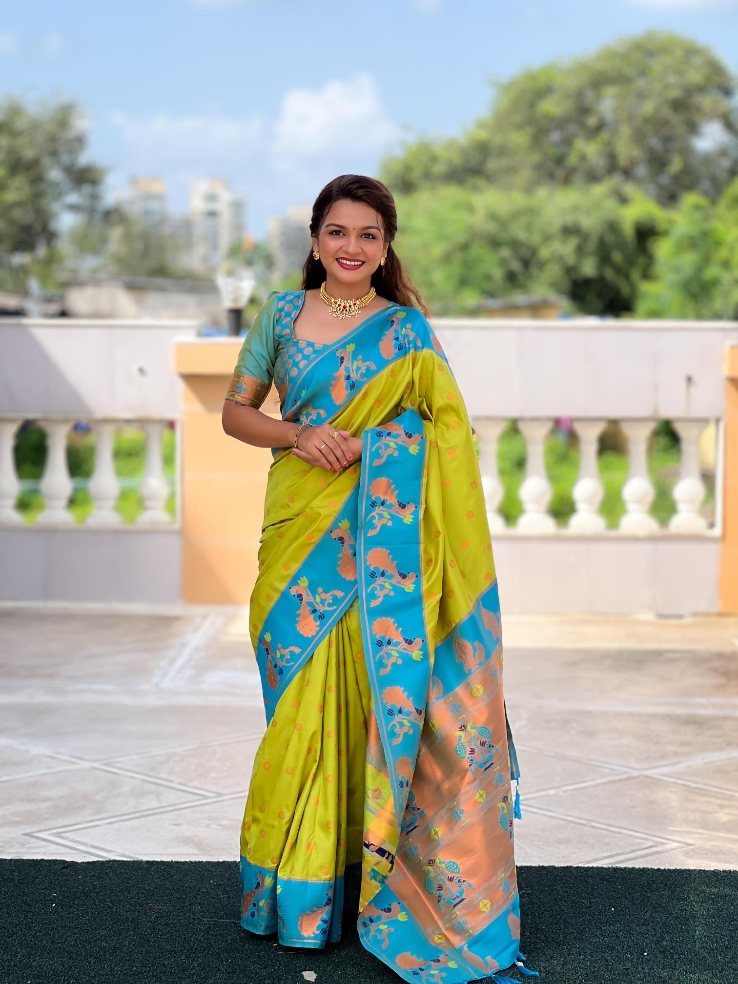 Art Riddhs Murti Paithani Vol 5 Soft Silk Saree Supplier