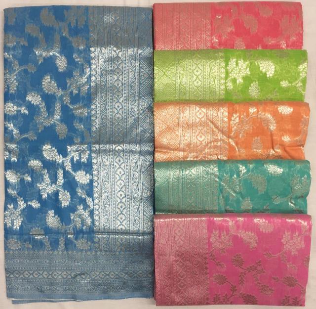 Art Riddhs Vivel banarasi cotton saree