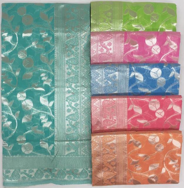 Art Riddhs Vivel ikkat cotton sarees