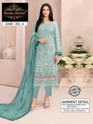 Ayesha Misbah 312 Georgette Pakistani salwar kameez manufacture in surat