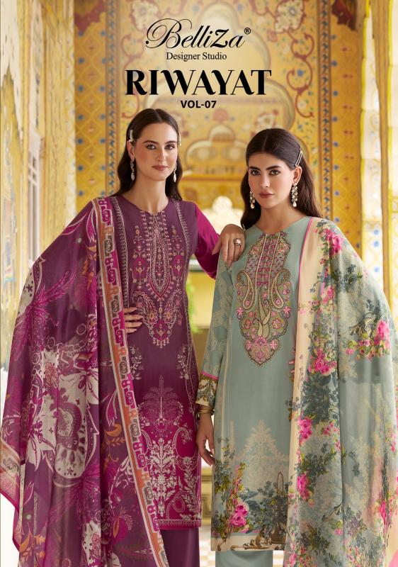 Belliza Riwayat Vol 7 pakistani suits for women