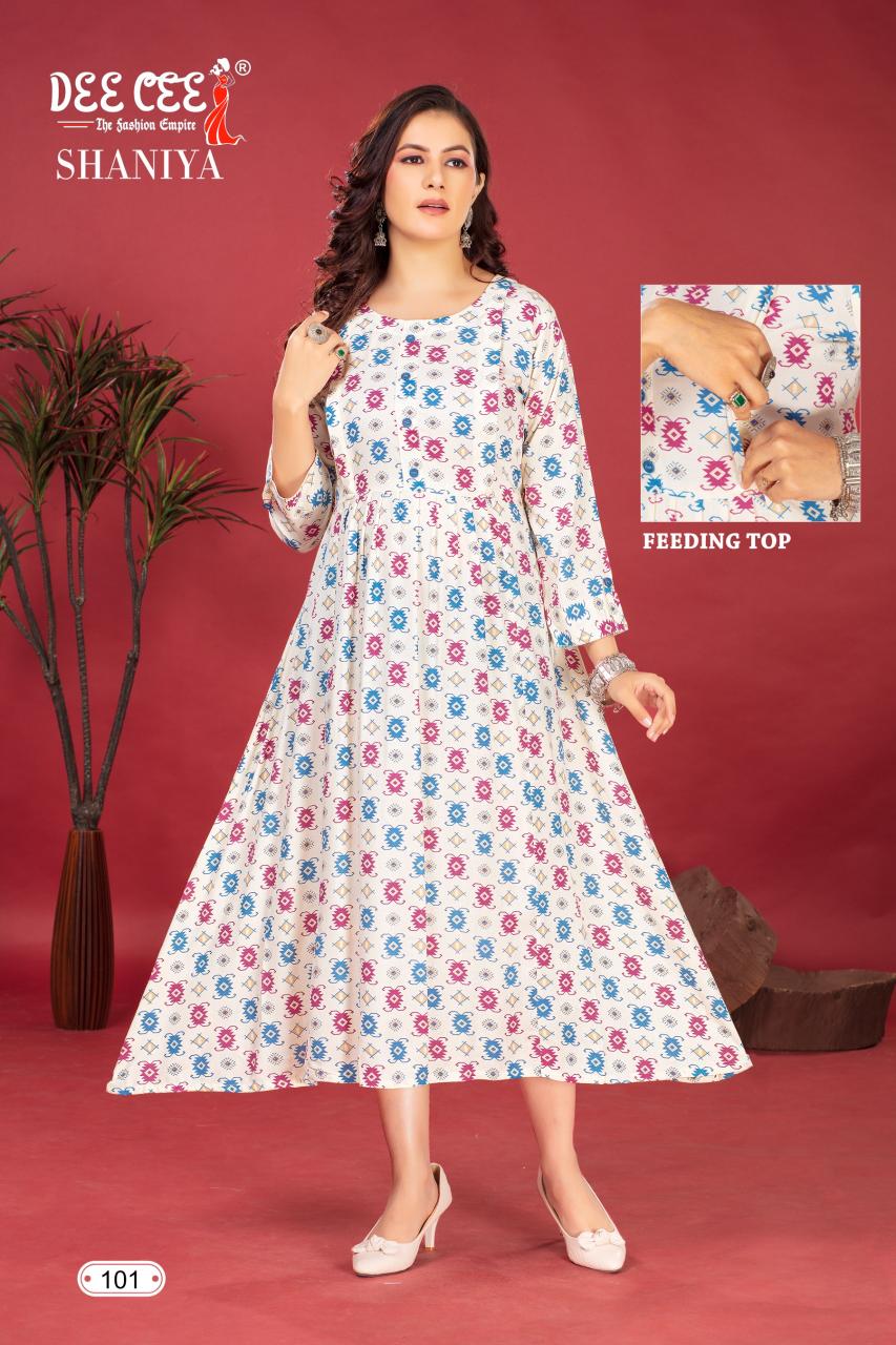 Deecee Shaniya digital print kurtis wholesale