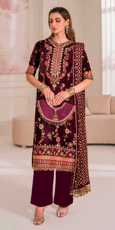 Deepsy Suit 32223 pakistani velvet suit