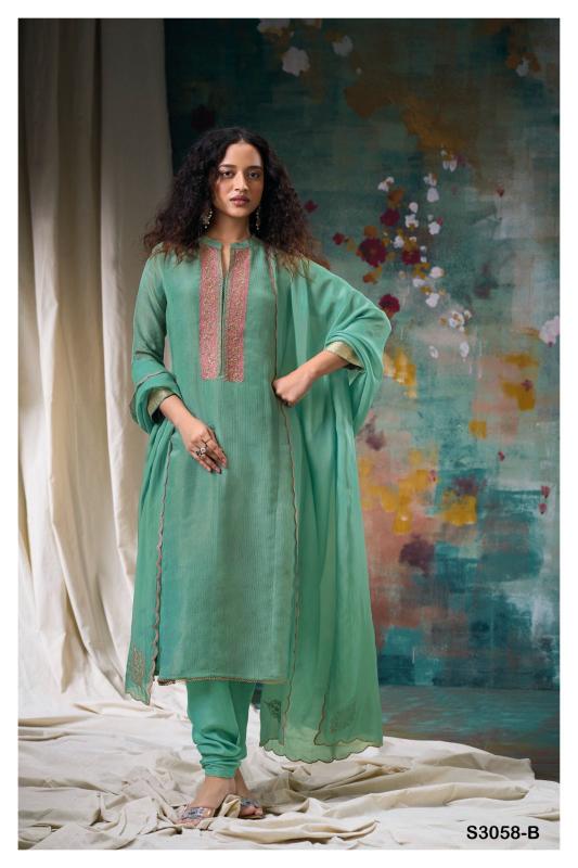 Ganga Aneta 3058 Pakistani dress material