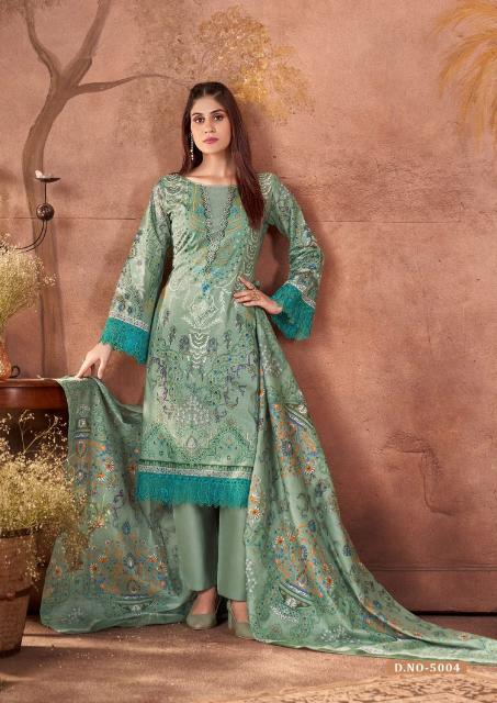 Keshar Fazilat Vol-05 cotton printed suit material