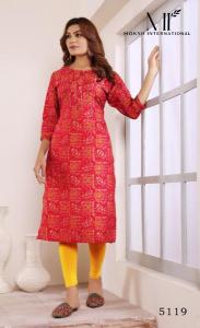 Moksh International Star Vol 3 Maslin Printed kurti supplier in surat