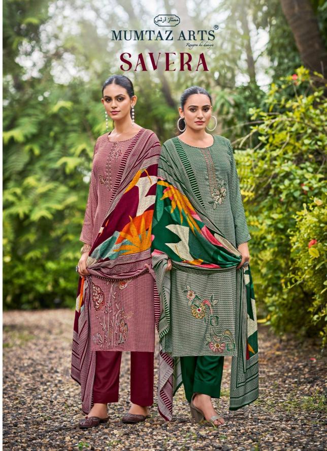 Mumtaz Arts Savera pashmina dress material wholesale