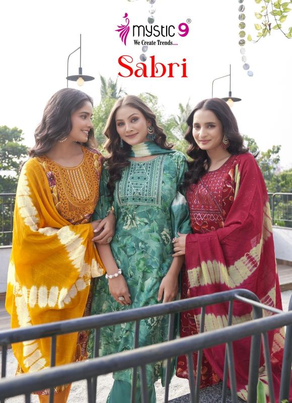 Mystic9 Sabri Vol 4 wholesale market surat kurtis