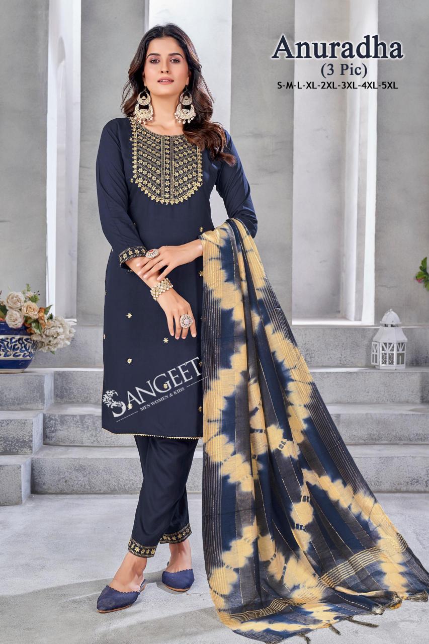 Sangeet Anuradha rayon fabric kurtis wholesale