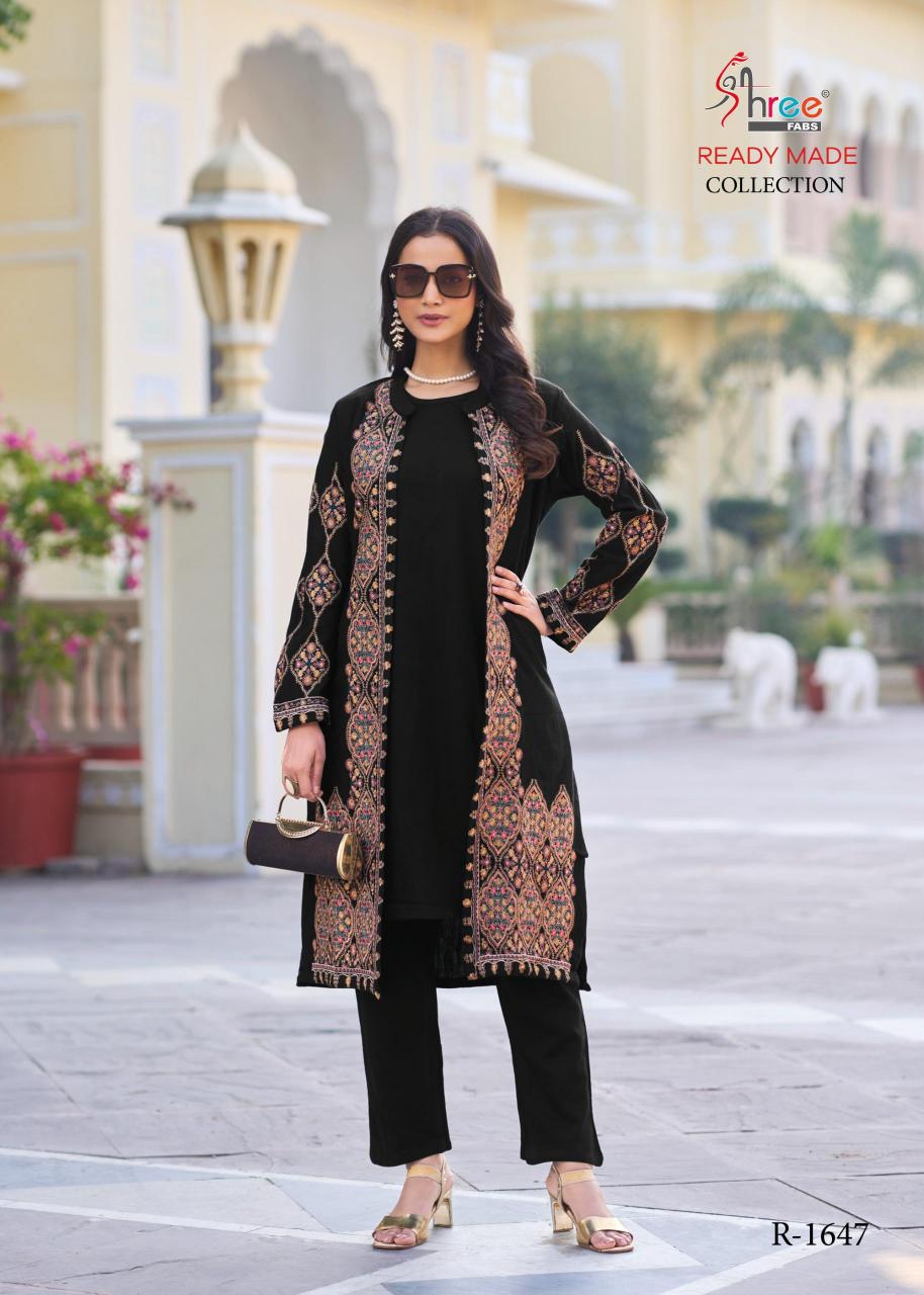 Shree Fab R 1647 woolen dress material wholesale