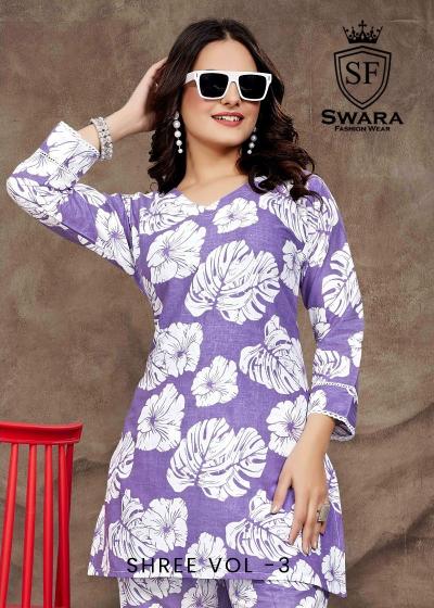 Swara Shree Vol 3 Jaipuri co ord set for women wholesale