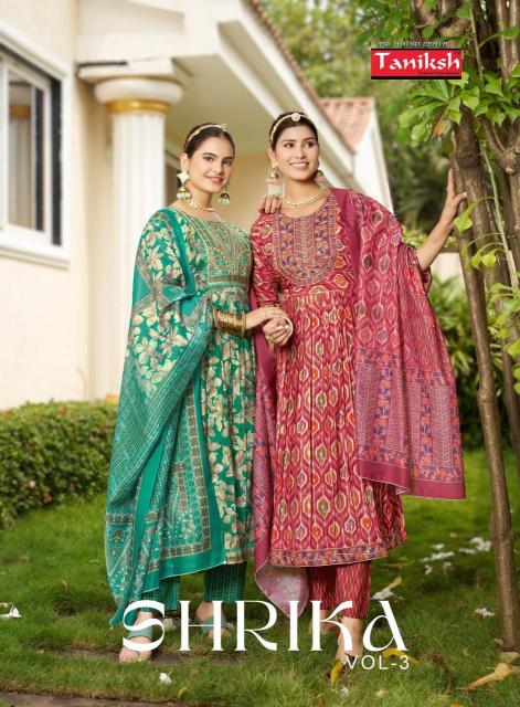 Taniksh Shrika Vol 2 nayra kurti design party wear