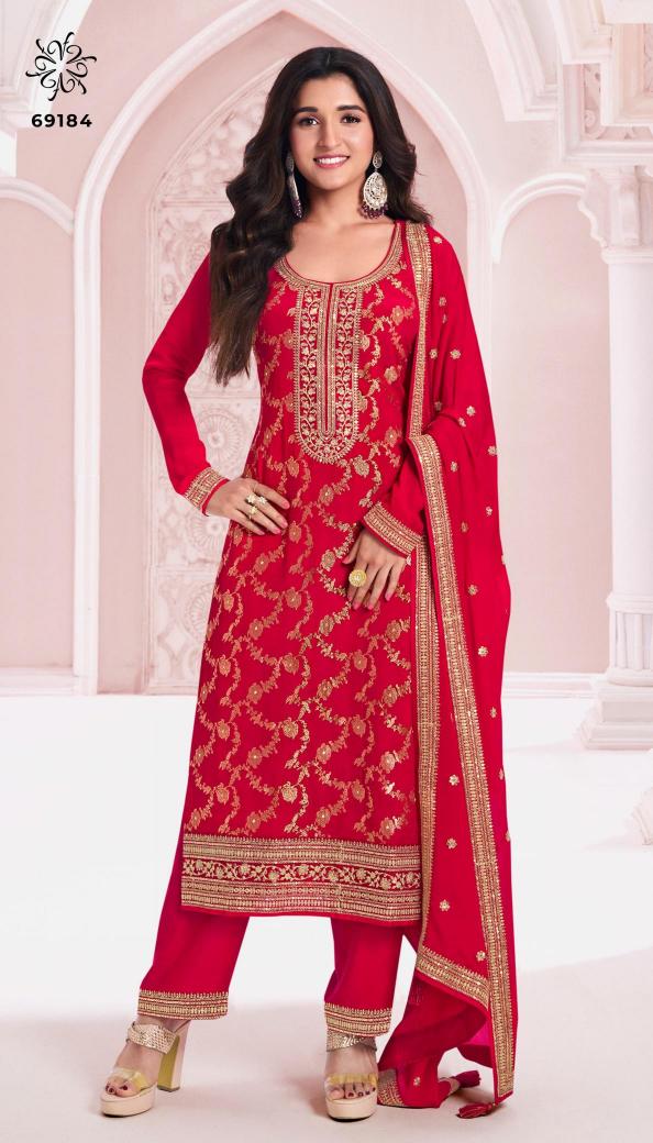 Vinay Kuleesh Nidhi  EMBROIDERED salwar kameez manufacture in surat