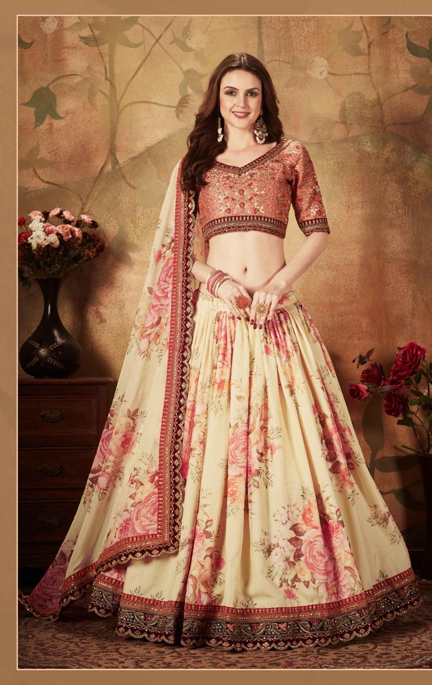 Zeel Clothing Floral Vol 1 wholesale lehenga market in surat