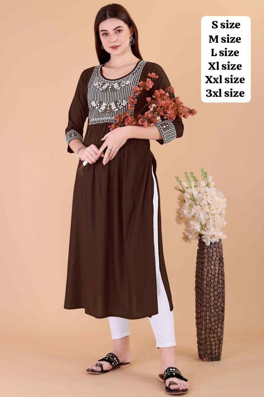 9Star fashion Hitika vol-4 fancy rayon kurtis