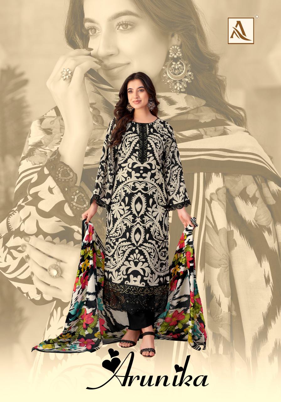 Alok suit Arunika cambric printed wholesalers in surat for salwar suits