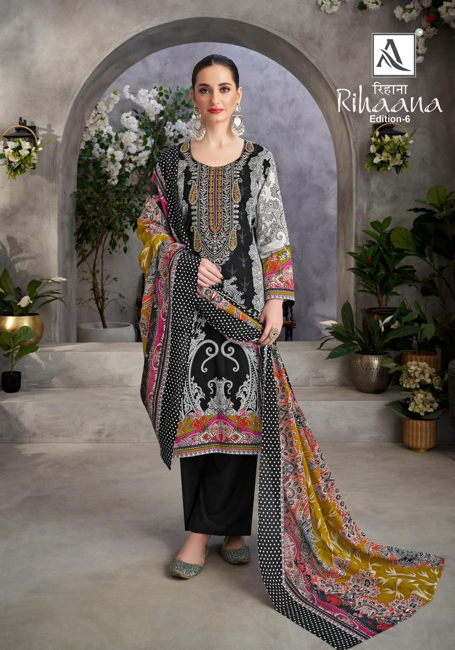 Alok Suit Rihaana Vol 6 pakistani lawn suits wholesale in mumbai