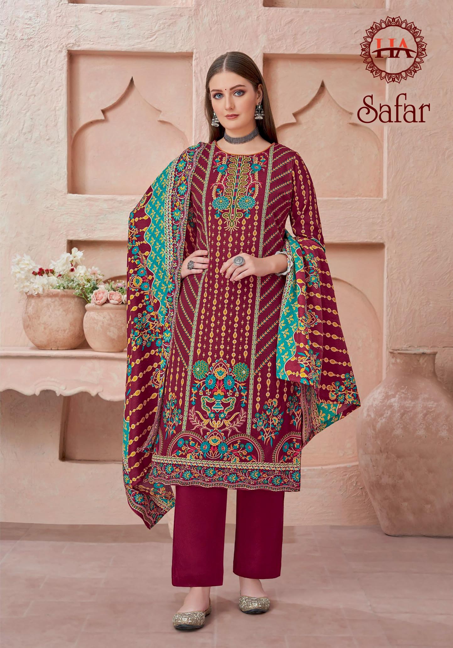  Alok Suit Safar Pashmina Spun Digital Printed dress material latest design