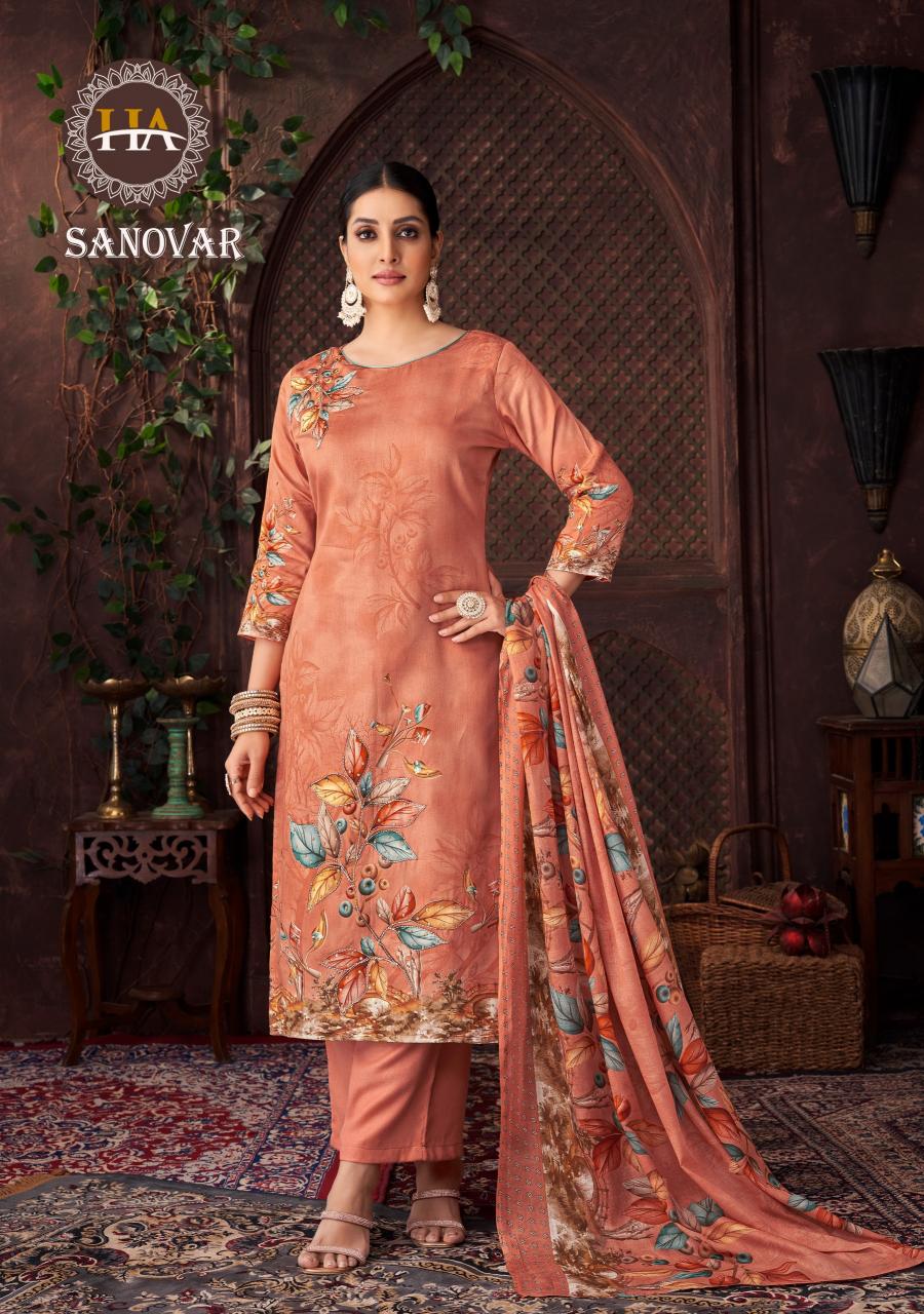 Alok Suit Sanovar Cotton printed dress material at wholesale rate