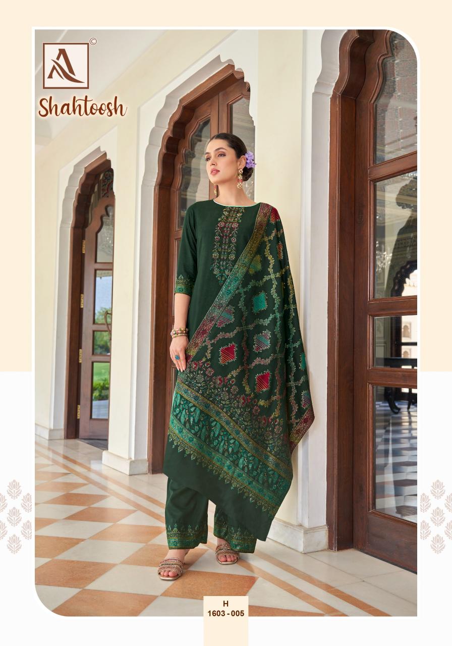 Alok Suit Shantoosh Pashmina party wear dress material online