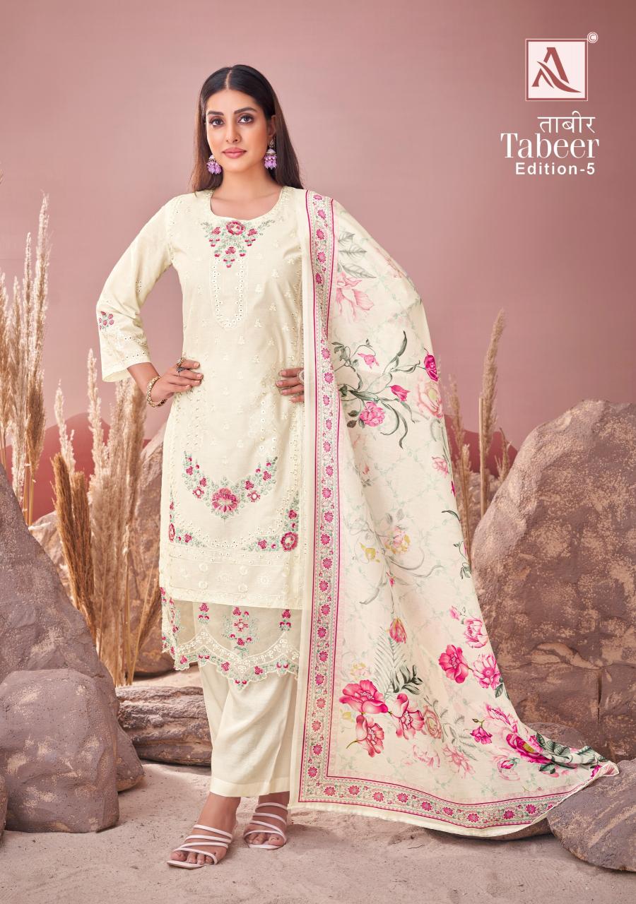 Alok Suit Tabeer vol 5 Viscose pakistani original suits wholesale in pakistan