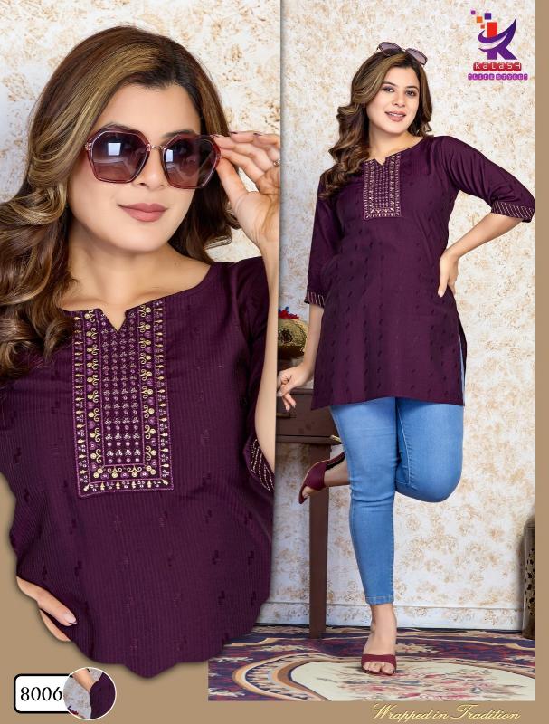 Art Riddhs B Stylist Rayon designer short kurti wholesaler in india