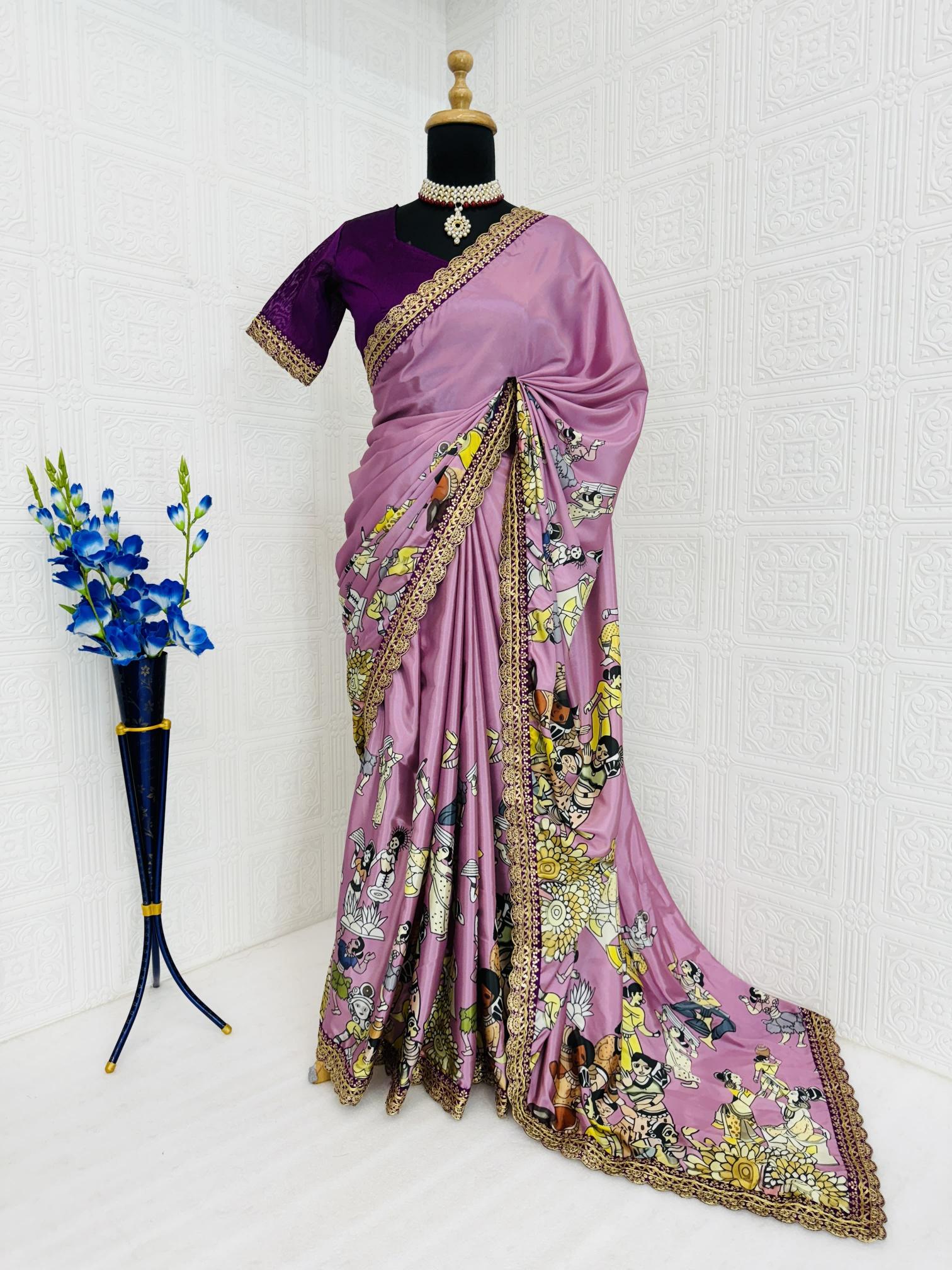 Art Riddhs Dola Silk Printed online saree shopping from surat india