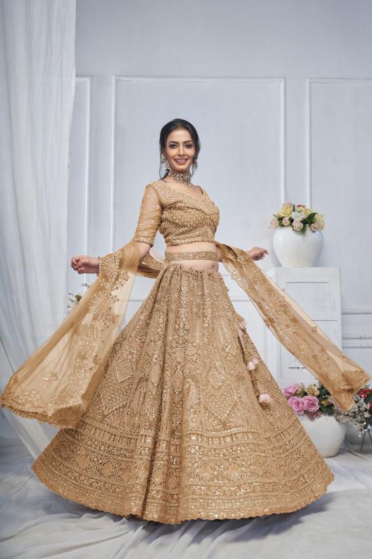 Art Riddhs KF 03 Soft Net embroideried Designer Lehenga choli supplier in surat