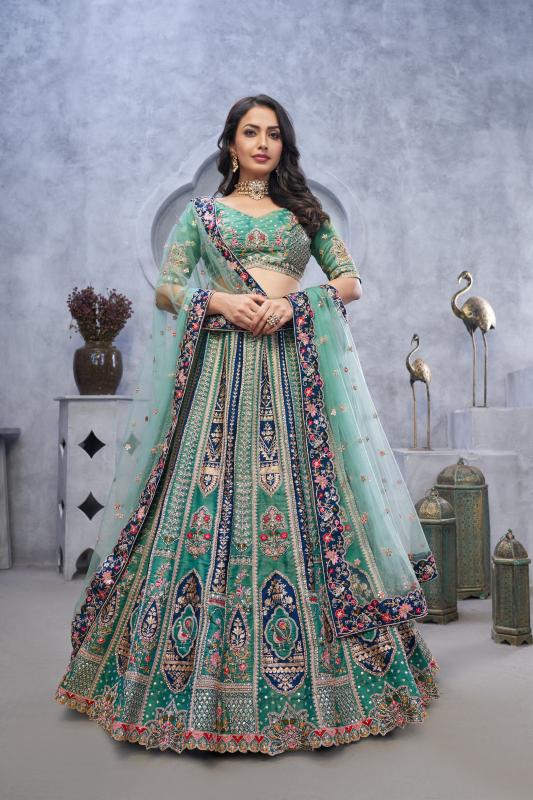 Art Riddhs KF 30 Soft Net embroideried Designer Lehenga choli supplier in surat