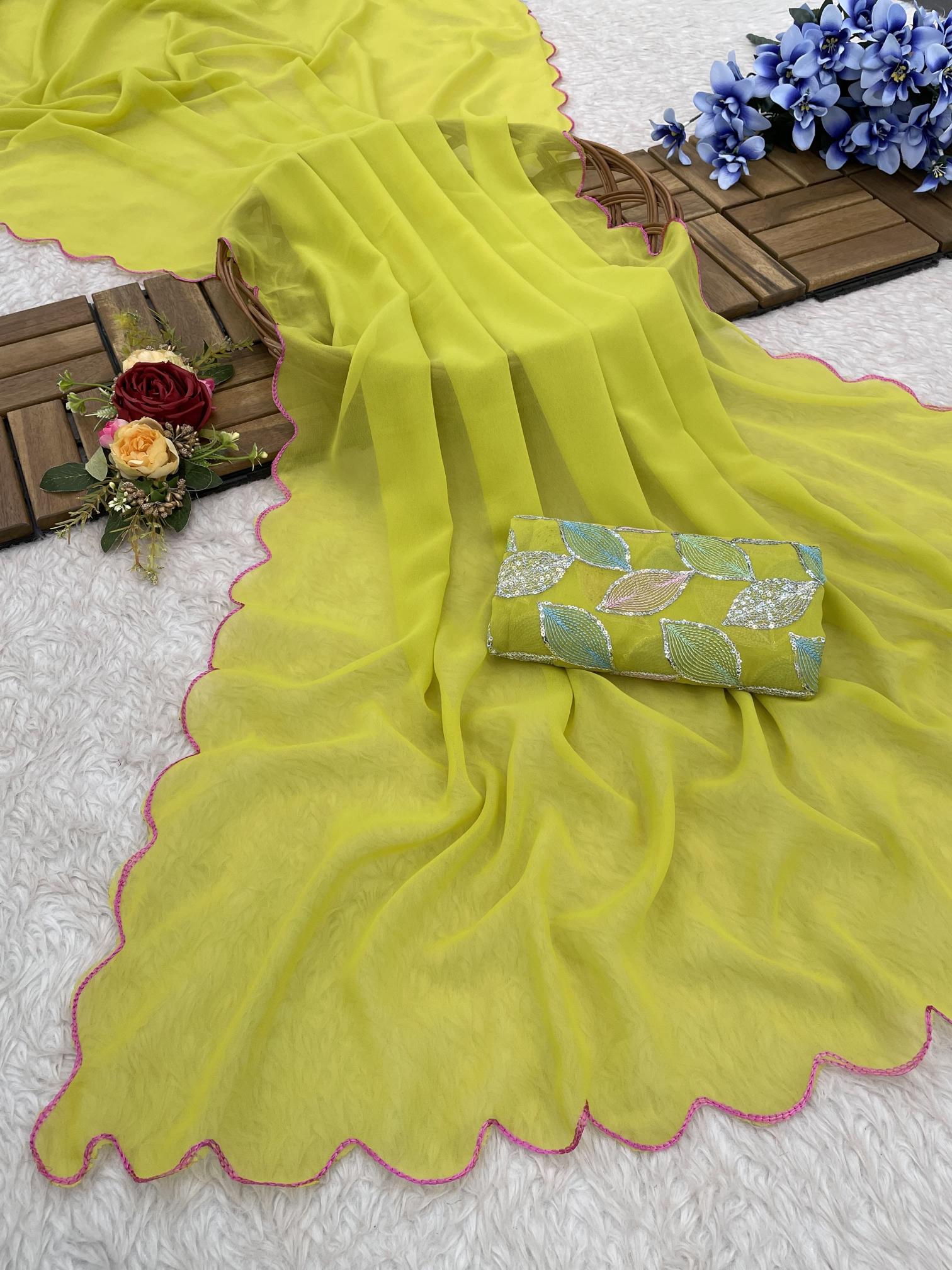 Art Riddhs surat Georgette saree wholesale market price list