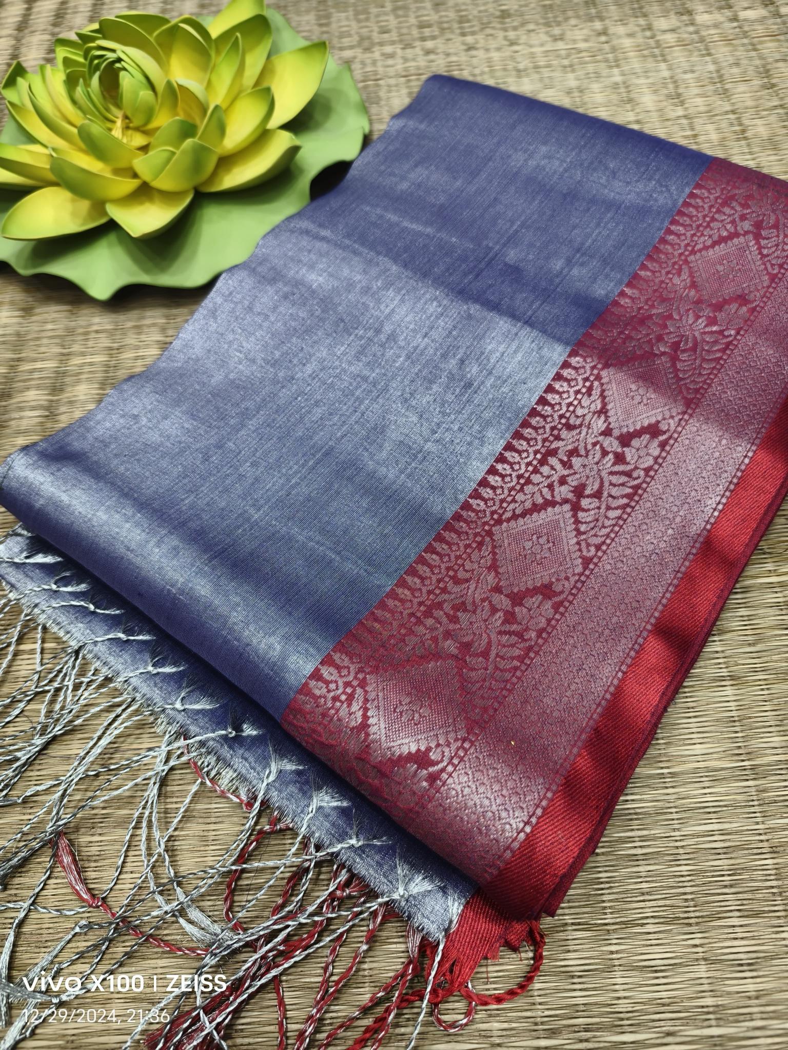 Blousewala Tissue surat saree market wholesale price list 2025