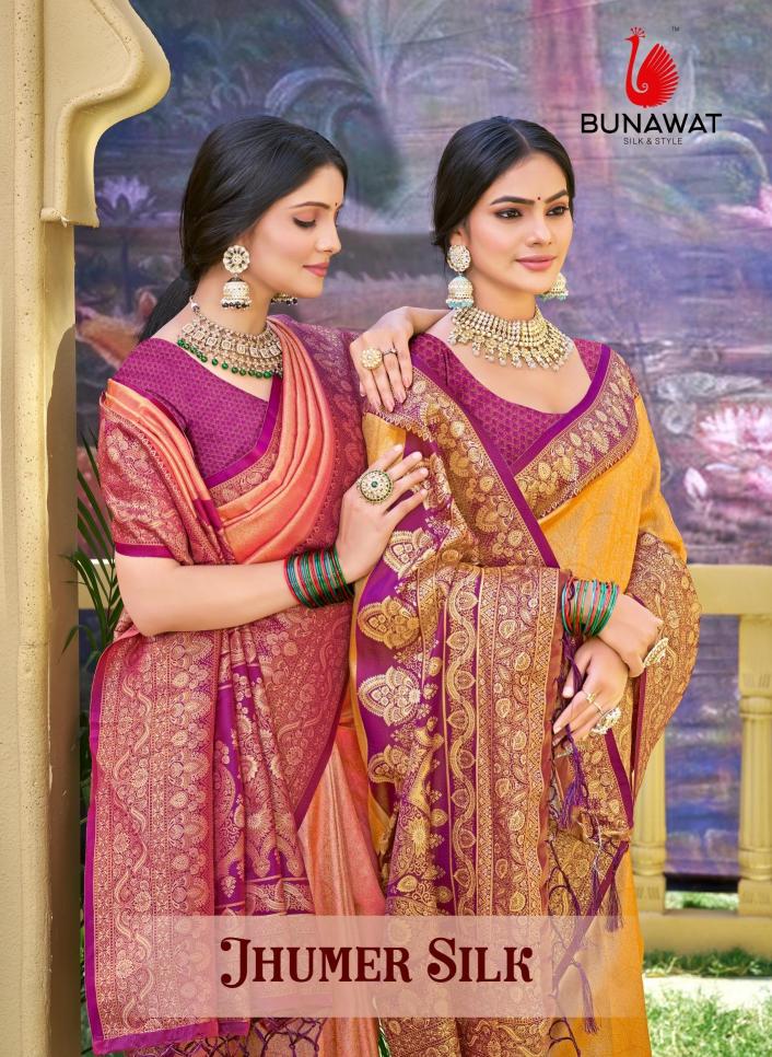 Bunawat Jhumer Silk Festival And Party Wear Banarasi Silk Sarees Collection