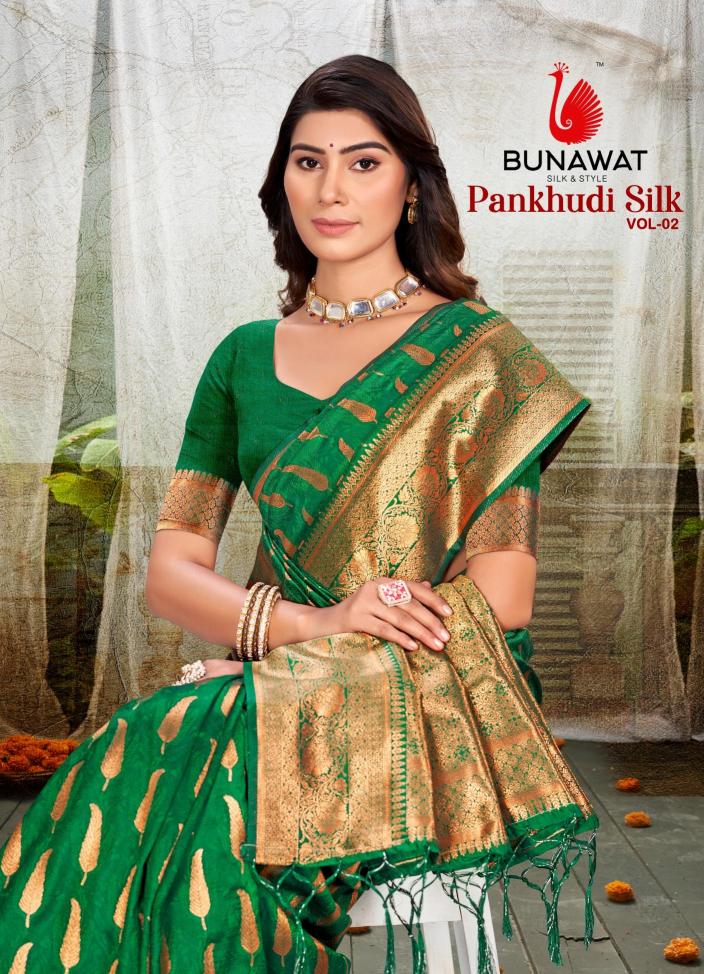 Bunawat Pankhudi Silk Vol-2 Traditional And Festival Wear Designer Silk Sarees Collection