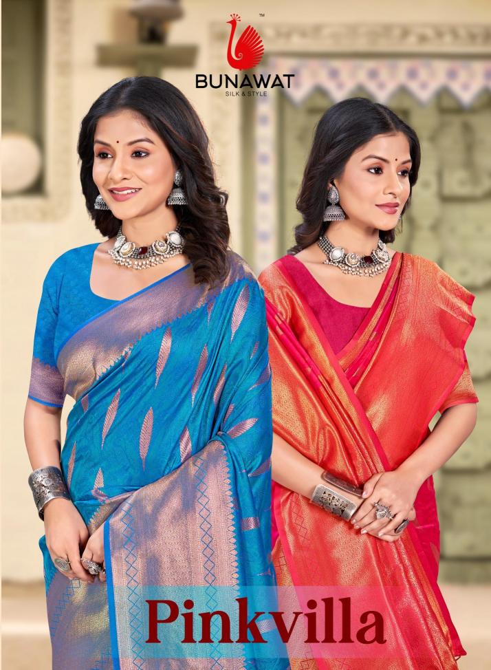 Bunawat Pinkvilla Party Wear Latest Designer Silk Sarees Collection