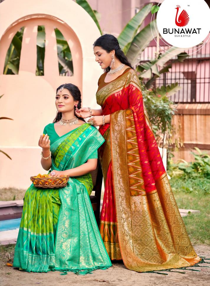 Bunawat Pochampalli Vol-5 New Designer Festival Wear Silk Sarees Collection