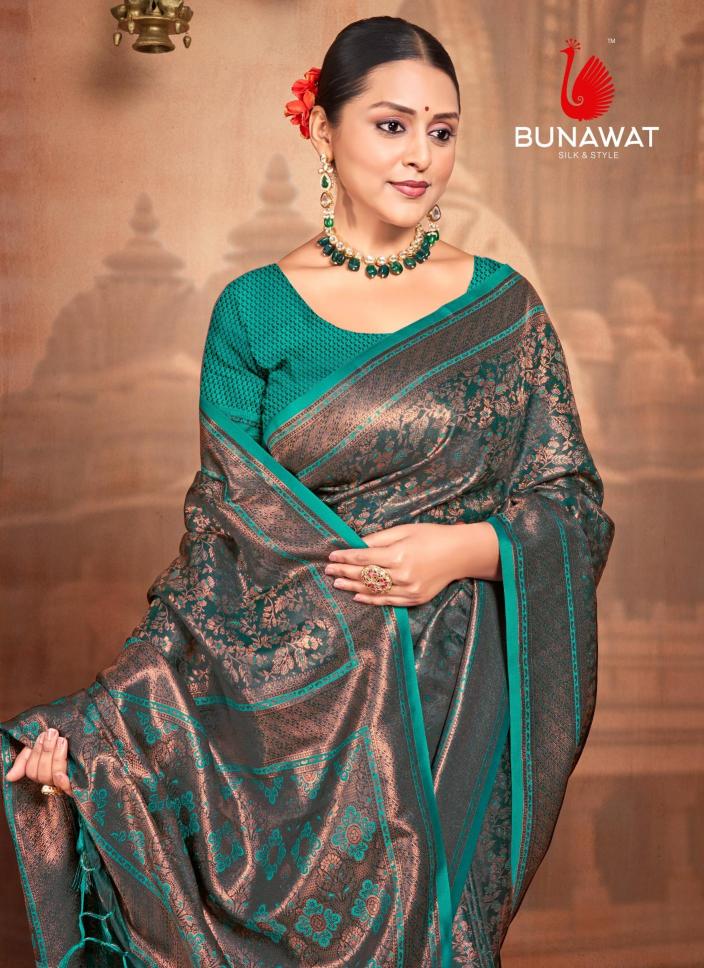 Bunawat Rajwadi Vol-19 Pure Silk New Designer Sarees Collection For Women