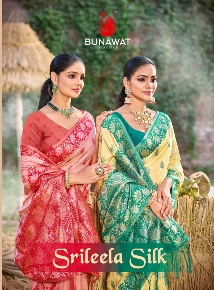 Bunawat Srileela Silk Wedding Traditional Wear New Designer Silk Sarees Collection