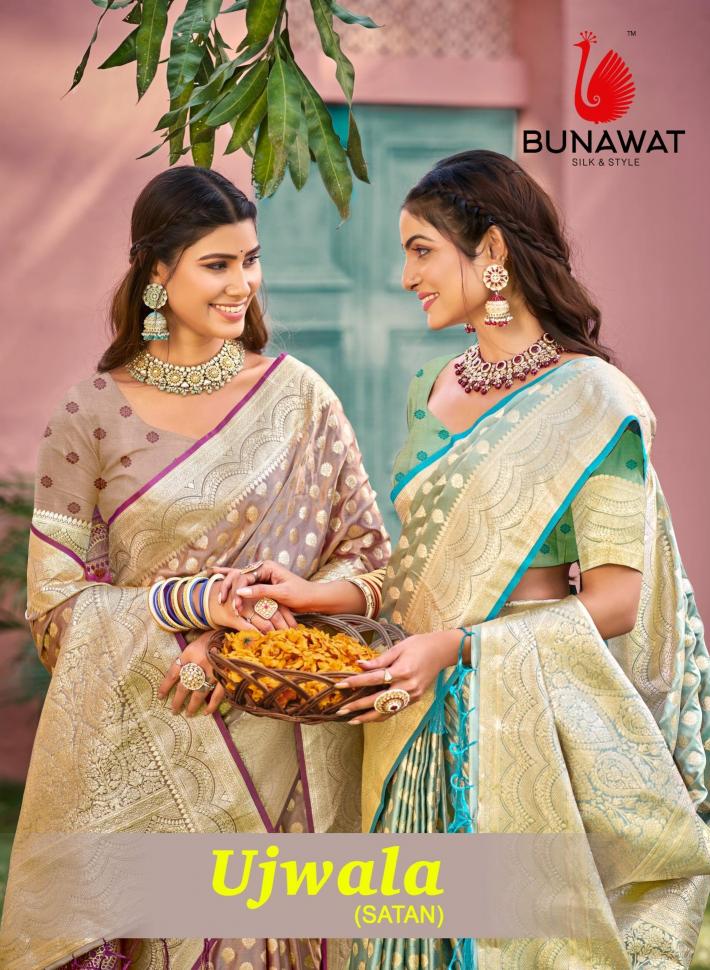 Bunawat Ujwala Wedding Wear New Designer Silk Sarees Collection