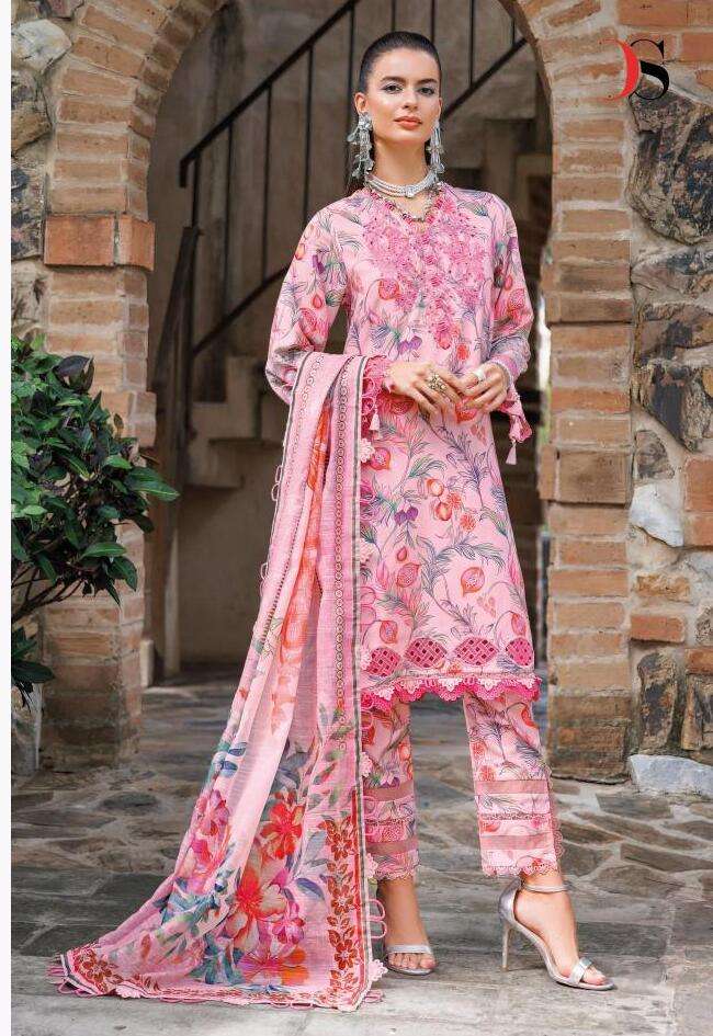 Deepsy jade flora vol 25 viscose printed salwar kameez wholesale rate 