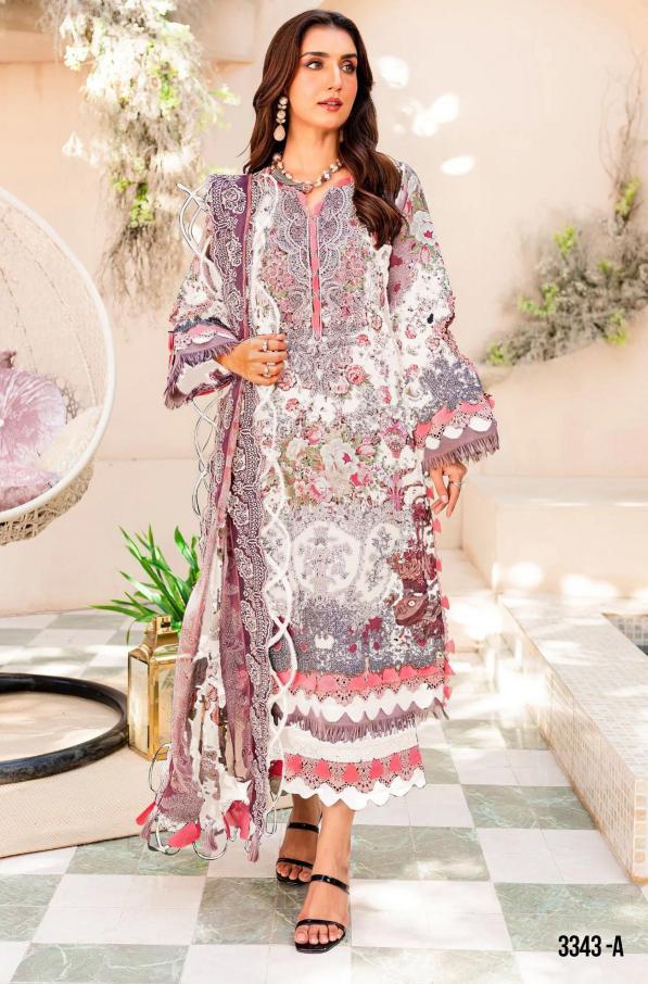 Deepsy Suit D. 3343 cotton pakistani lawn suits wholesale in mumbai