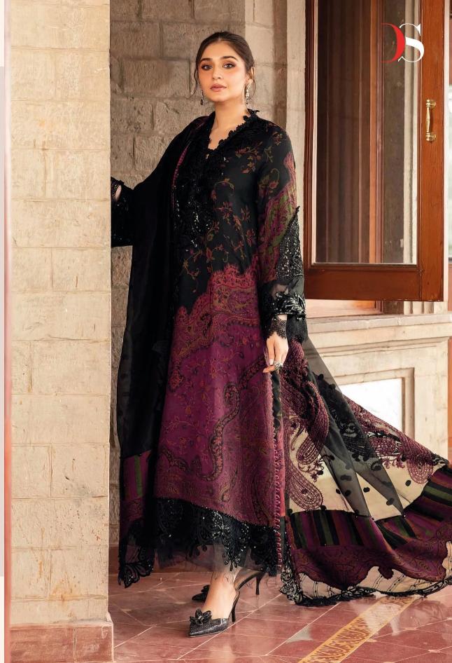 Deepsy Suit Maria B. Luxe printed cotton salwar suit wholesale