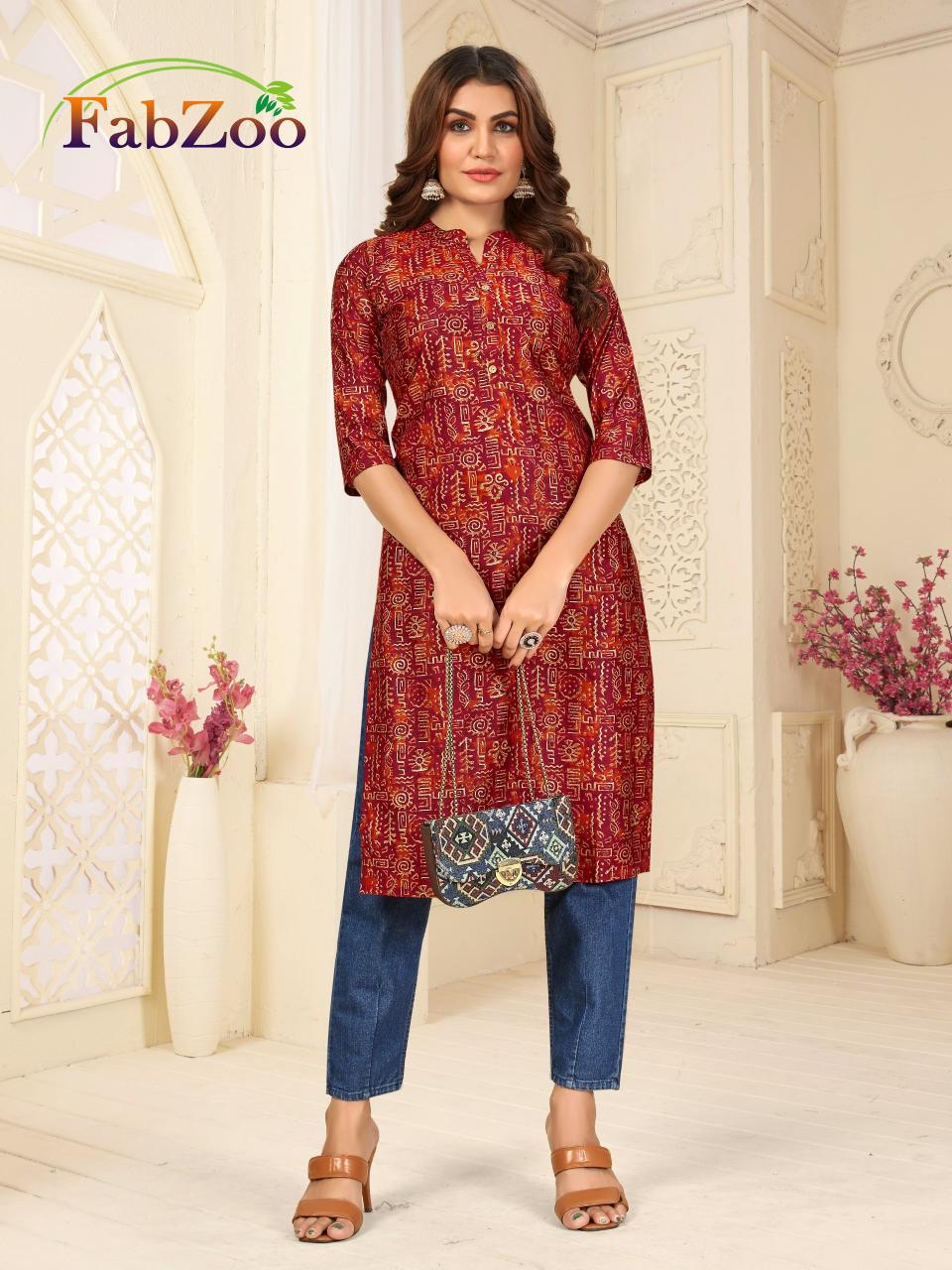 FabZoo Modal daily wear kurtis wholesale In surat