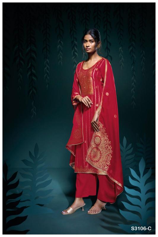 Ganga Yuthvi 3106 Woven silk wholesale dress manufacturers in india